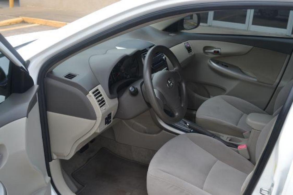 2010 Super White /Bisque Cloth Interior Toyota Corolla LE 4-Speed AT (JTDBU4EEXAJ) with an 1.8L L4 DOHC 16V engine, 4-Speed Automatic transmission, located at 1355 North 11th Street, Beaumont, 77702, (409) 832-0006, 30.094290, -94.130096 - Photo #15