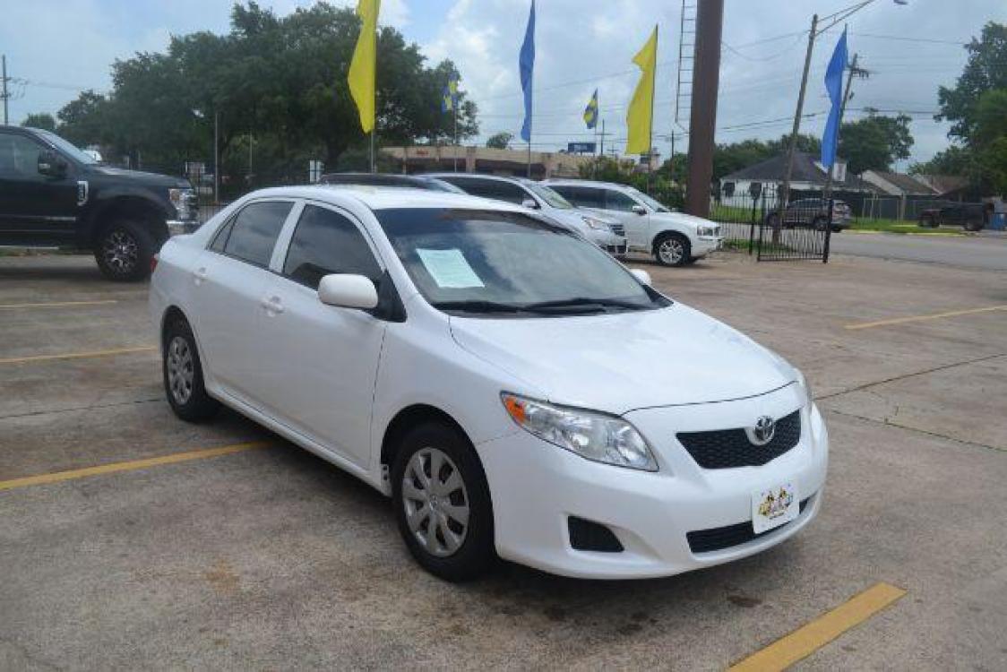 2010 Super White /Bisque Cloth Interior Toyota Corolla LE 4-Speed AT (JTDBU4EEXAJ) with an 1.8L L4 DOHC 16V engine, 4-Speed Automatic transmission, located at 1355 North 11th Street, Beaumont, 77702, (409) 832-0006, 30.094290, -94.130096 - Photo #8