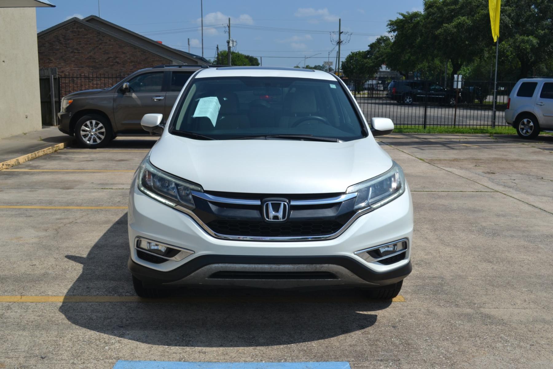 2015 White Diamond Pearl /Gray, cloth Honda CR-V EX 4WD (5J6RM4H54FL) with an 2.4L L4 DOHC 16V engine, Continuously Variable Transmission transmission, located at 1355 North 11th Street, Beaumont, 77702, (409) 832-0006, 30.094290, -94.130096 - Photo #7